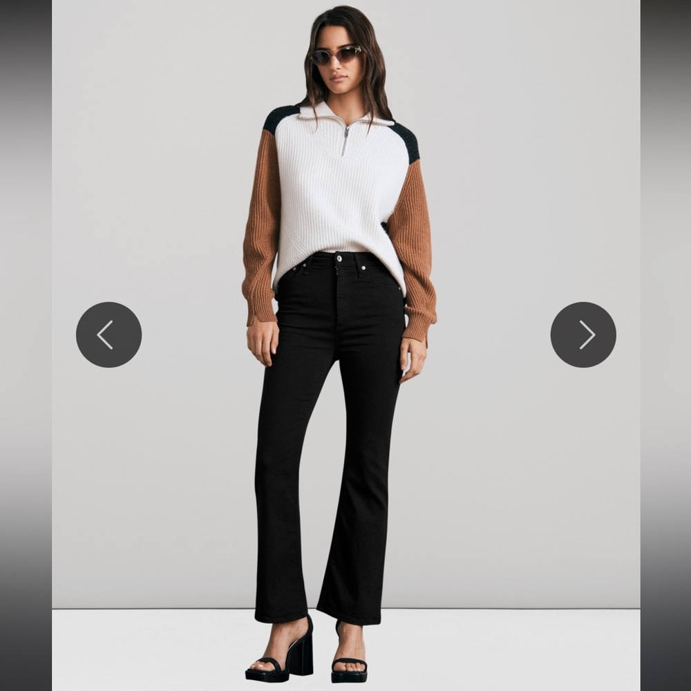 rag & bone Casey High-Rise Ankle Flare Jeans